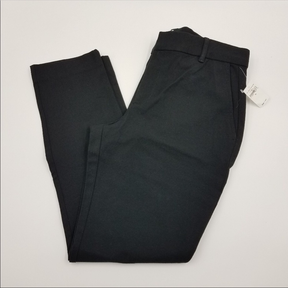GAP Black Cropped Skinny Ankle Pants sz 10